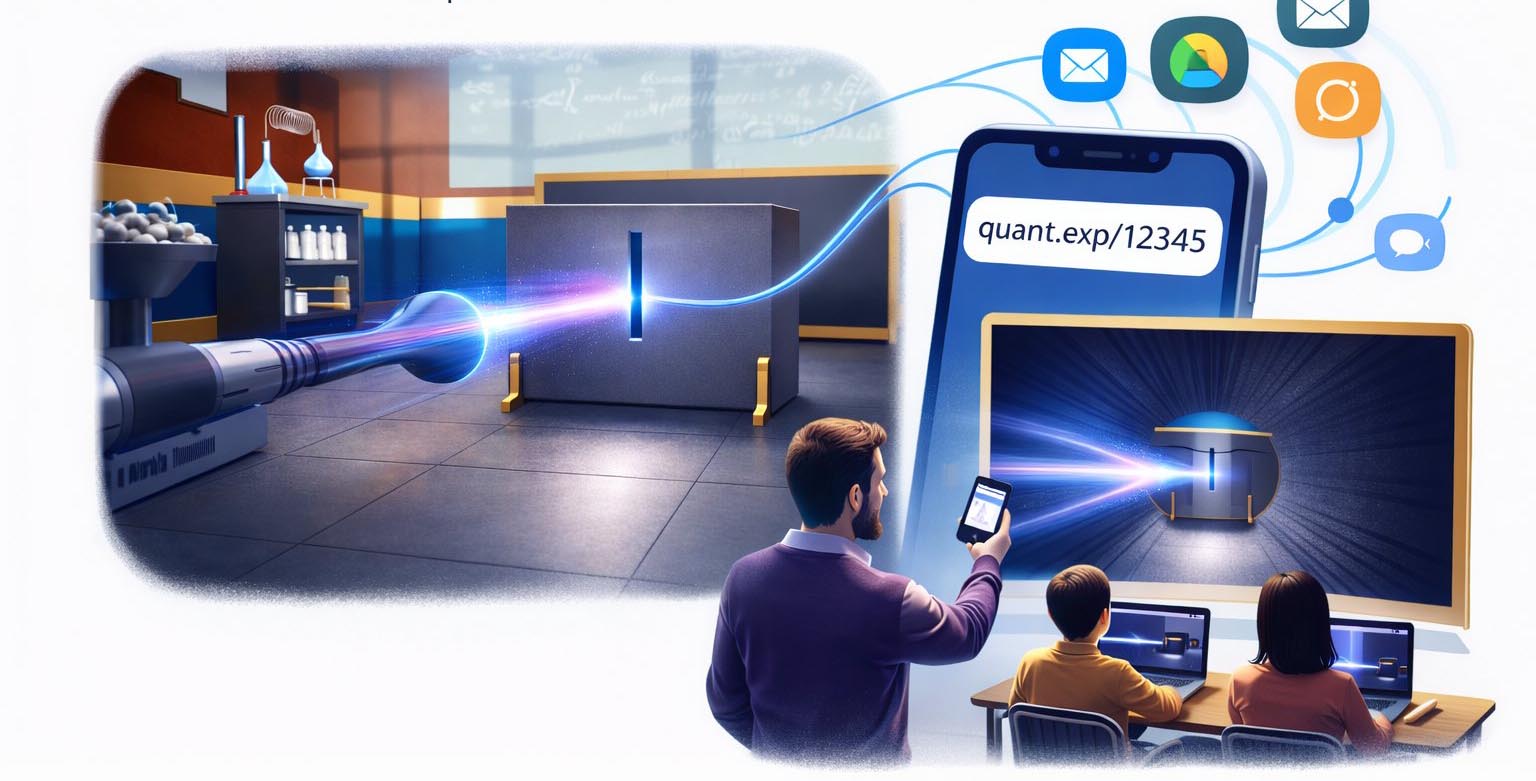 Teachers sharing experiment links